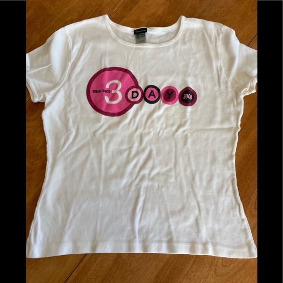 Tops - EUC 2008 Breast cancer 3-day participant t-shirt. 100% cotton-Great colors.